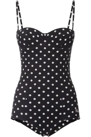 Dolce & Gabbana Polka Dots One Piece Swimsuit