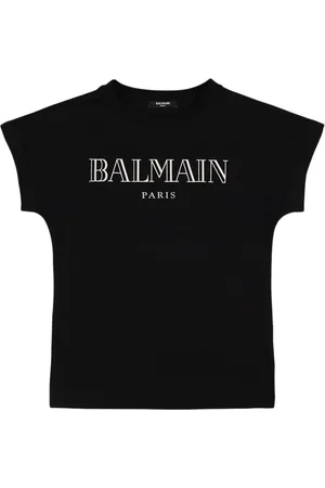 Balmain Logo Printed Cotton Jersey T-shirt