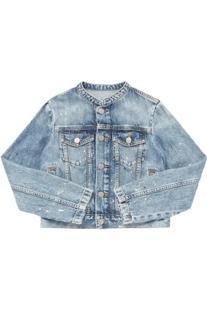 Maison Margiela Printed Cotton Denim Jacket