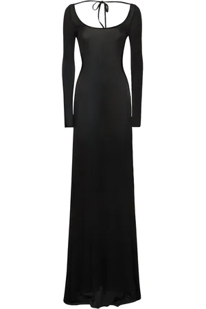 GIUSEPPE DI MORABITO Stretch Viscose Jersey Long Dress