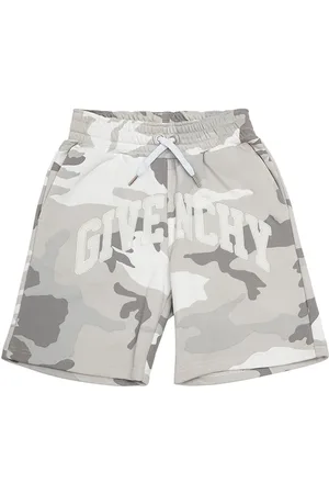 Givenchy Logo Cotton Fleece Shorts