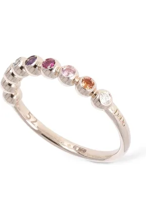 Dodo 9kt Rose Gold Bollicine Crystal Ring
