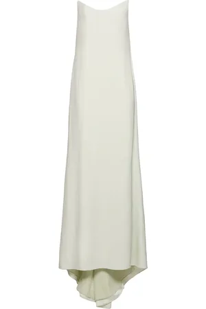 DEL CORE Strapless Envers Satin Long Dress