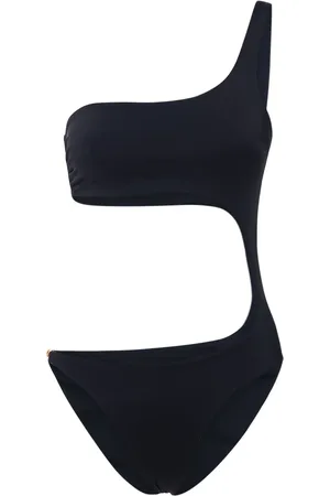 VERSACE Cutout One Shoulder One Piece Swimsuit