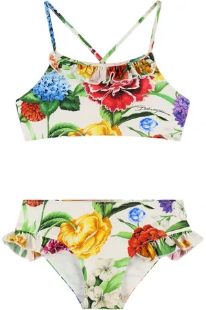 Dolce & Gabbana Flower Printed Bikini