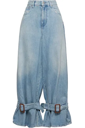 J.W.Anderson Buckled Cuff Mid Rise Boyfriend Jeans