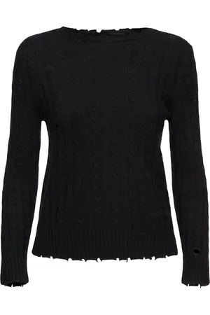 Marc Jacobs Shrunken Cashmere Blend Cable Cardigan