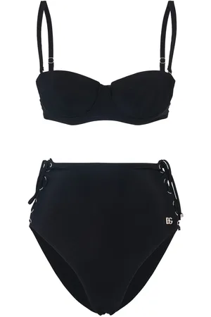 Dolce & Gabbana Jersey Bikini Set W/laces