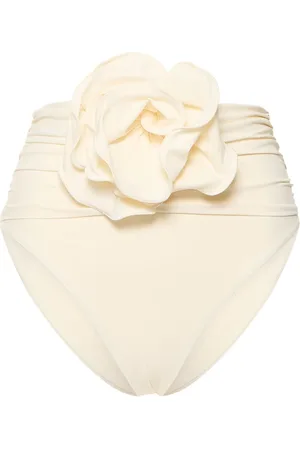 MAGDA BUTRYM High Waist Flower Swim Bottoms