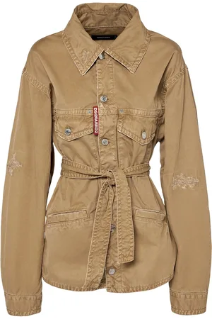 Dsquared2 9 To 5 Cotton Belted Overshirt