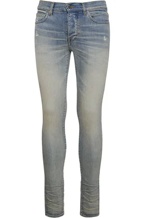 AMIRI 15cm Stack Cotton Denim Jeans