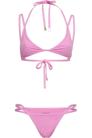 The Attico Triangle Double-strap Bikini
