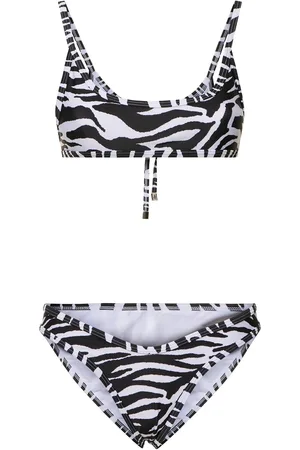 The Attico Printed Lycra Bikini Set