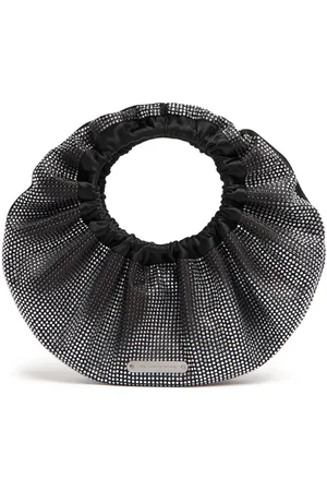 Alexander Wang Mini Crescent Crystal Top Handle Bag