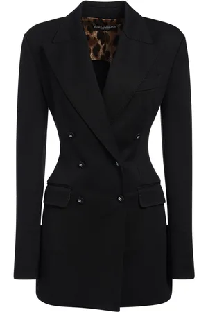 Dolce & Gabbana Punto Milano Jersey Double Breast Blazer