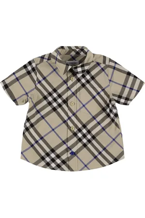 Burberry Check Print Cotton Shirt