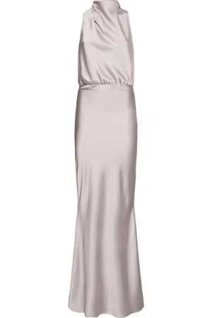 The Andamane Tabita Satin Long Dress