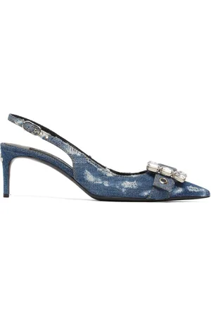 Dolce & Gabbana 60mm Patchwork Slingback Pumps