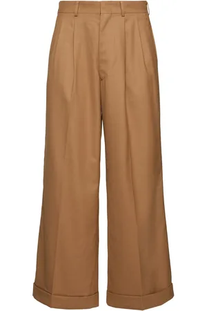 JUNYA WATANABE Pleated Wool Blend Pants