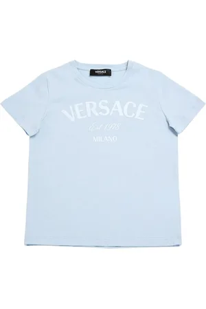 VERSACE Printed Cotton Jersey T-shirt