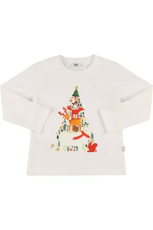 Il gufo Printed Cotton Jersey T-shirt