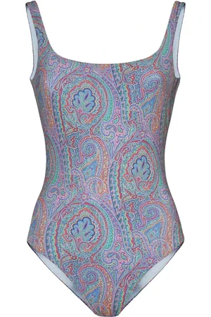 Etro Printed Jersey One-piece Swimsuit