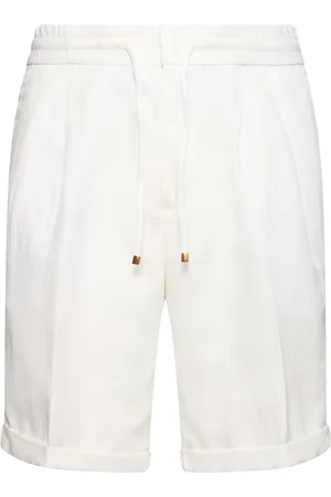 Brunello Cucinelli Cotton & Linen Bermuda Shorts
