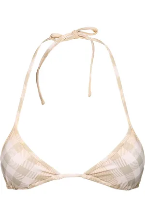 Burberry Check Lycra Triangle Bikini Top