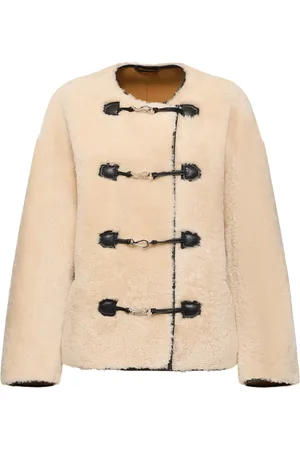 Totême Teddy Shearling Clasp Jacket