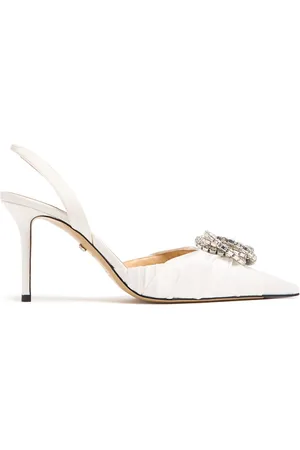 Mach & Mach 85mm Galaxy Satin Slingback Heels