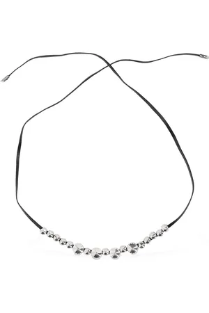 Alessandra Rich Leather Hair Piece W/