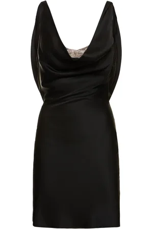 GIUSEPPE DI MORABITO Embellished Satin Mini Dress