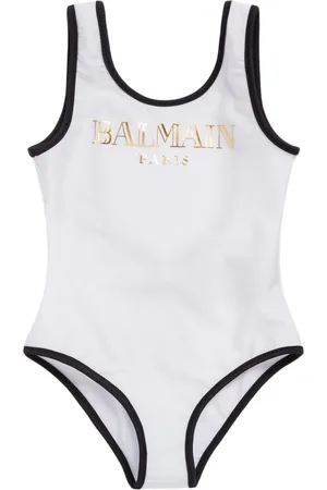 Balmain Printed Lycra One Piece Swimsuit