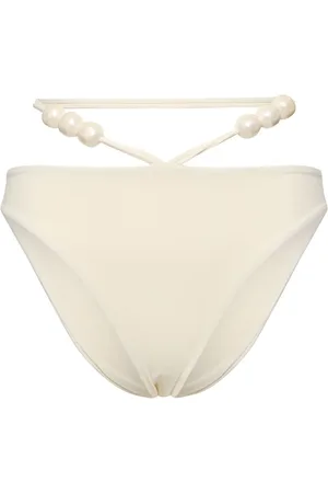 MAGDA BUTRYM Jersey Bikini Bottoms W/beads