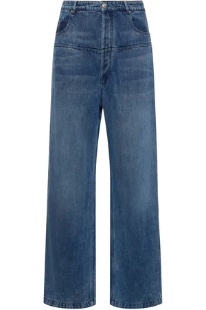 Isabel Marant Teren Fluid Lyocell & Cotton Wide Jeans