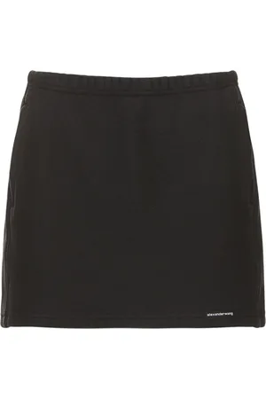Alexander Wang Cotton Mini Skirt W/ Elasticated Band