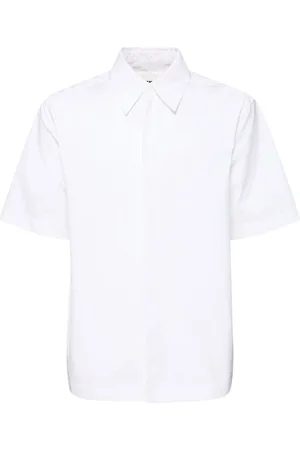 Jil Sander Boxy Fit Short Sleeve Cotton Shirt