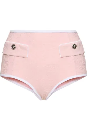 VERSACE Baroque Jacquard Terry Bikini Bottoms