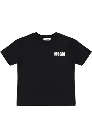 Msgm Printed Cotton Jersey T-shirt