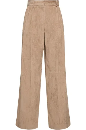 Brunello Cucinelli Seersucker Corduroy Wide Pants