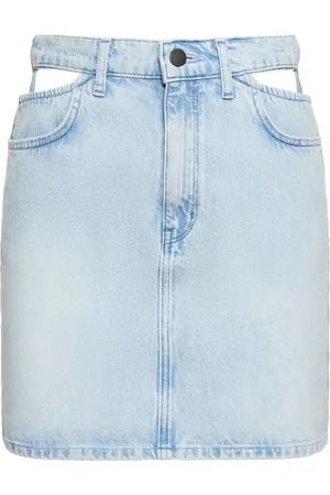 Triarchy Ms. Stone High Rise Denim Mini Skirt