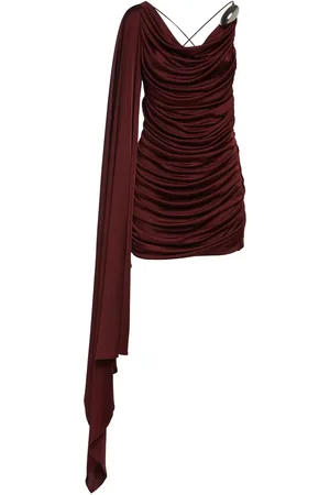 GIUSEPPE DI MORABITO Draped Viscose Jersey Mini Dress
