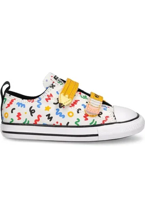 Converse Embossed Canvas Strap Sneakers