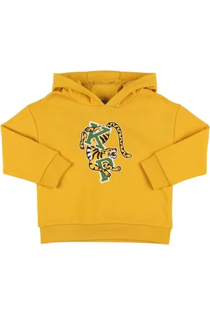 Kenzo Hooded Cotton Blend Sweatshirt