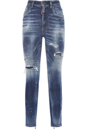 Dsquared2 Twiggy Distressed Skinny Jeans