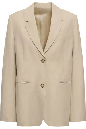 Totême Tailored Suit Linen Blend Jacket