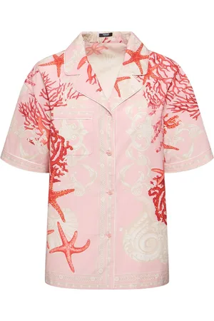 VERSACE Printed Cotton Poplin Shirt