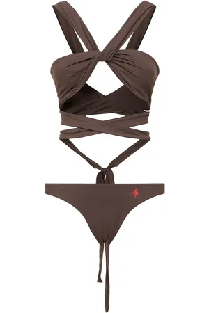 The Attico Lycra Wraparound Swimsuit