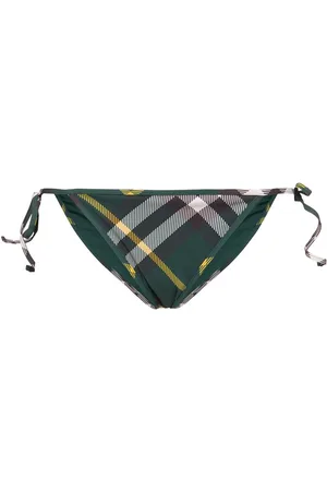 Burberry Check Lycra Triangle Bikini Bottoms