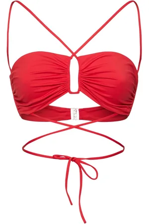 MAGDA BUTRYM Jersey Halter Neck Bikini Top